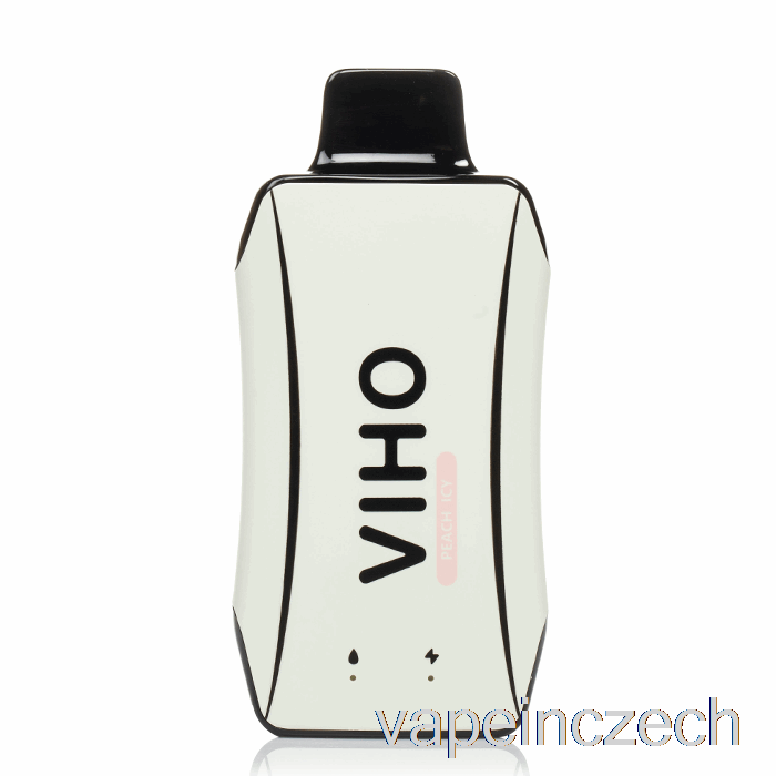 Viho Turbo 10000 Jednorázový Peach Ledový Vape Bez Nikotinu